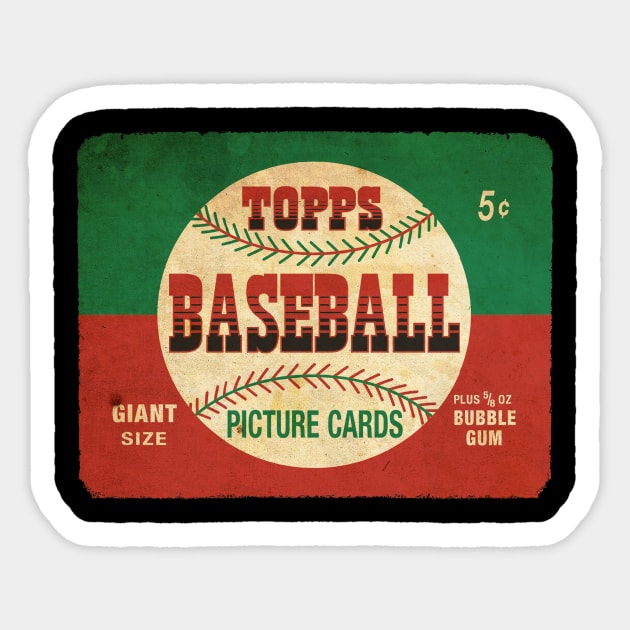 VINTAGE BASEBALL - bubble gum Sticker by kedaiadon